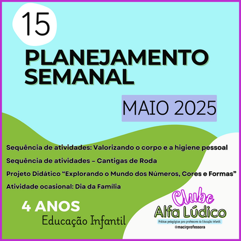 Planejamento semanal