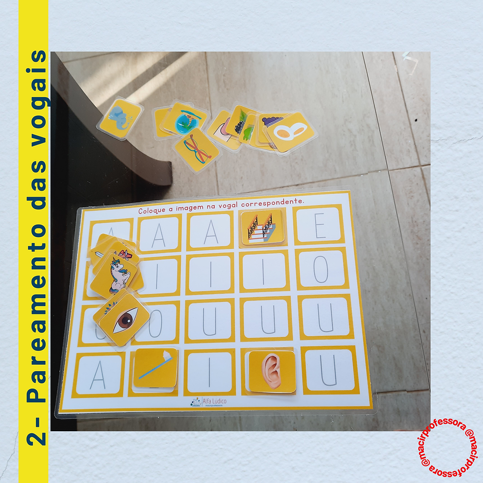 Pareamento das vogais