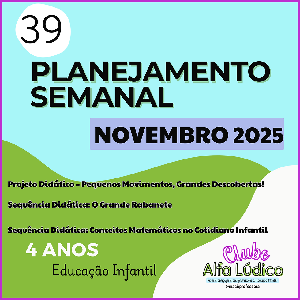 Planejamento Semanal