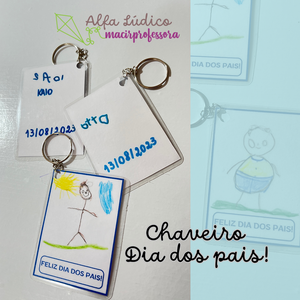 Base para chaveiro Dia dos pais
