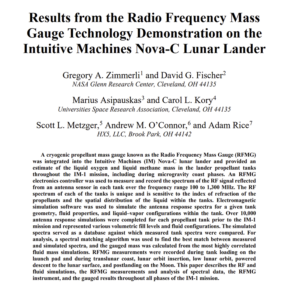 (CMT) Proven in Space: Copper Mountain Technologies 1-Port VNA Featured in NASA's IM-1 Lunar Mission