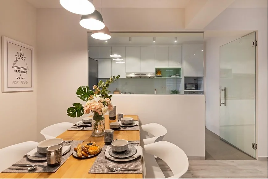 scandinavian interior design dining space