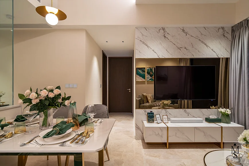 light coloured walls