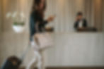 guest with luggage