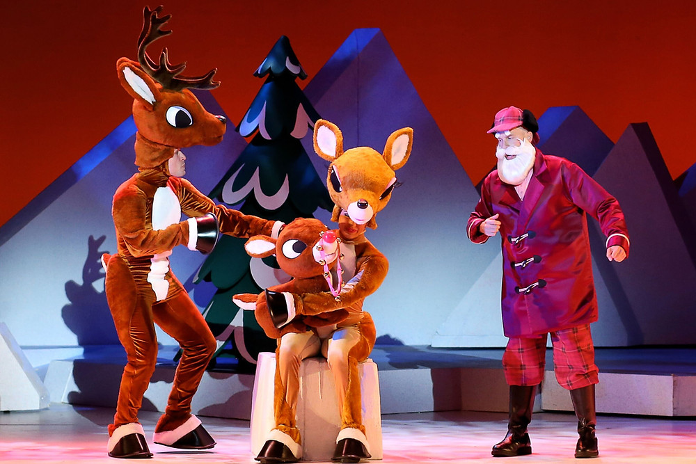 "Rudolph the Red-Nosed Reindeer the Musical" at Shea's. Photo credit: Character Arts