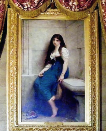 Jules Lefebvre's "Mignon" above the Grand Staircase in the lobby of Shea's