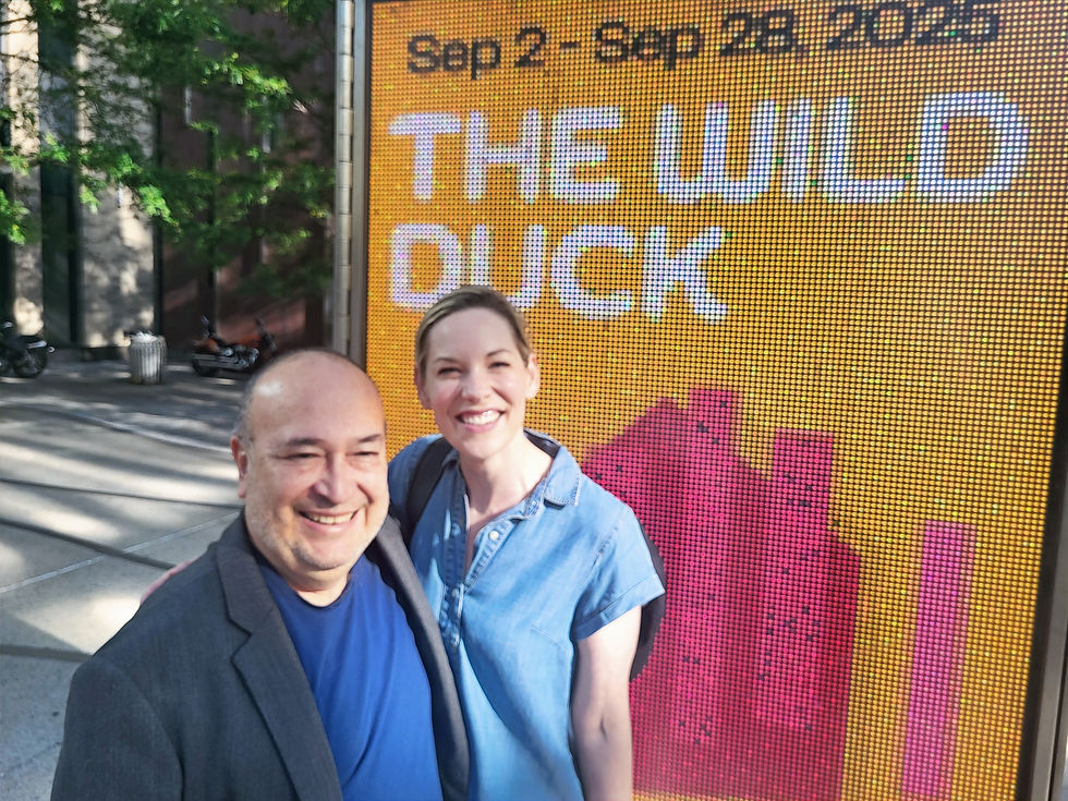 With Tracie Lane at Theatre for a New Audience at Polonsky Shakespeare Center in New York City