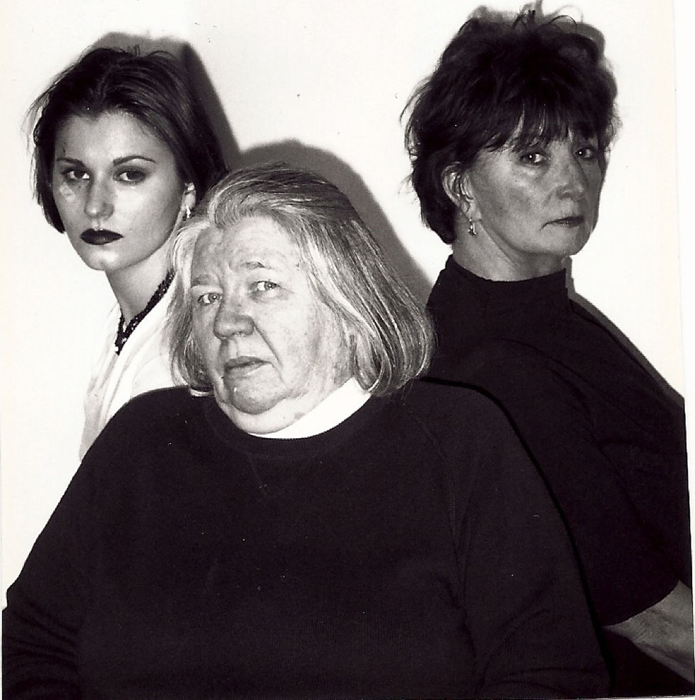 three women