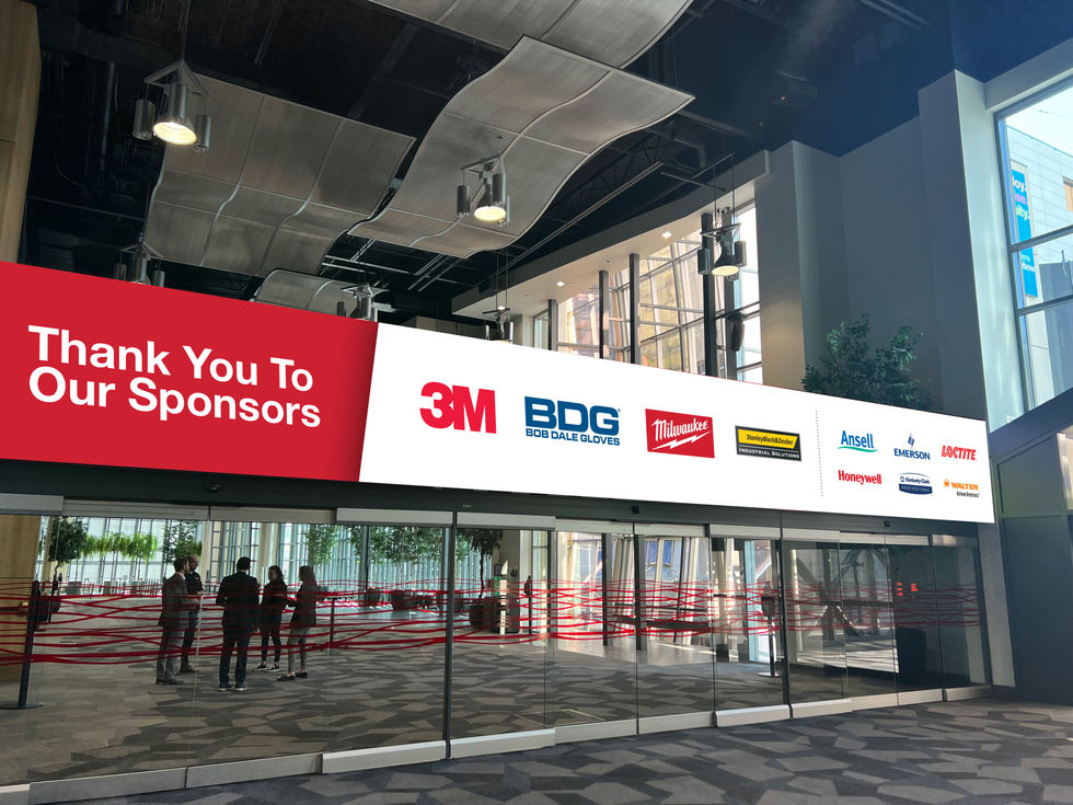 Grainger Sales Summit Display Sponsor Banner