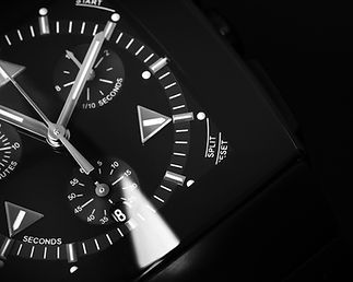 Luxury mens Chronograph Watch made of bl