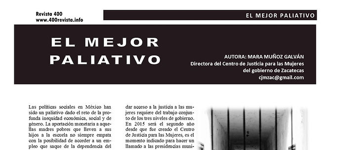 Revista 400 Zacatecas Mara Muñoz Galvan