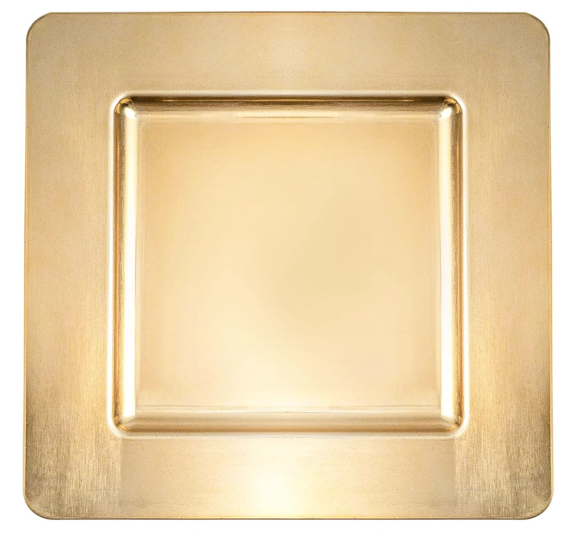 Square Gold Charger