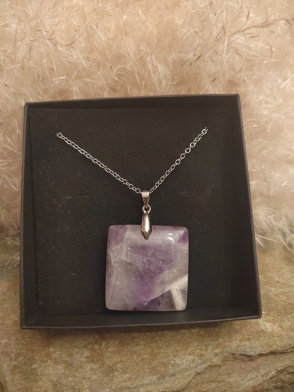 Miniature : Pendentif en amethyste