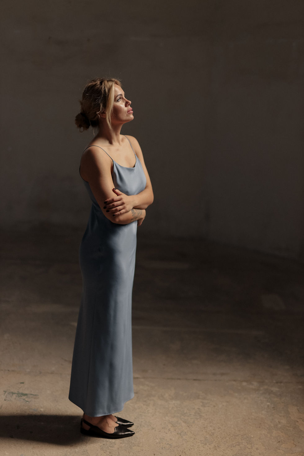 Thumbnail: SATIN SLIP DRESS "Charlot"