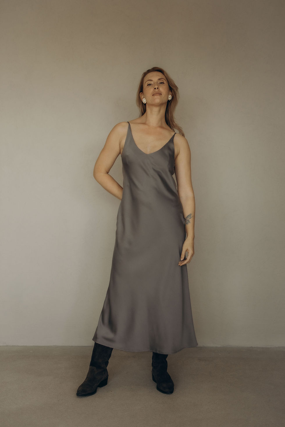 Thumbnail: SATIN SLIP DRESS "Carmen"