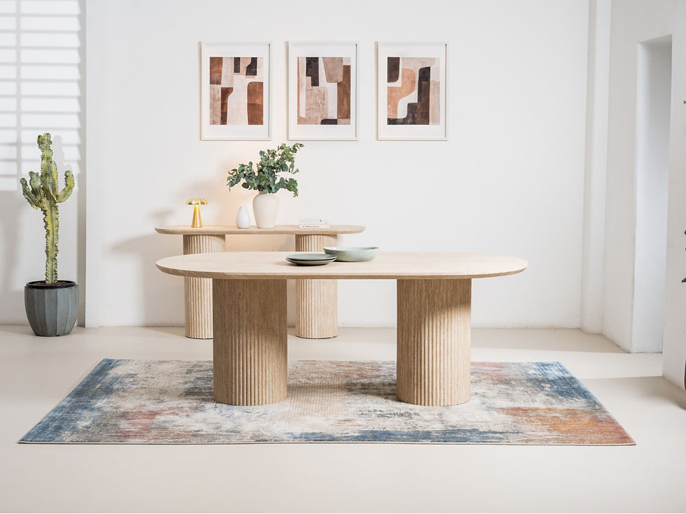 Dunmere Dining Table 2000 in a modern room setting