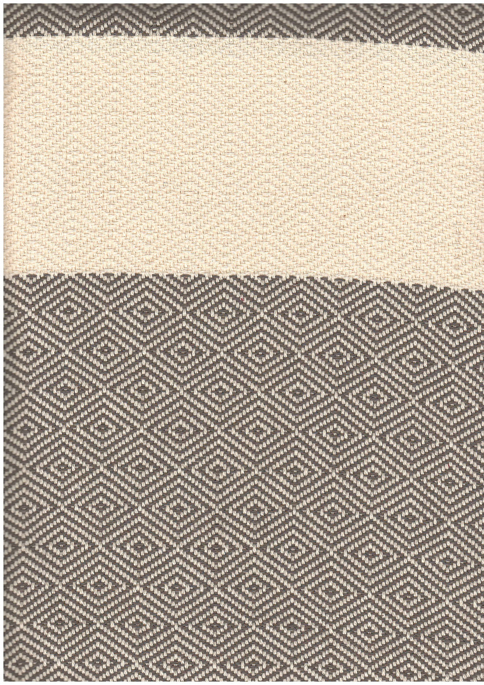 Diamond pattern Throw - Clay