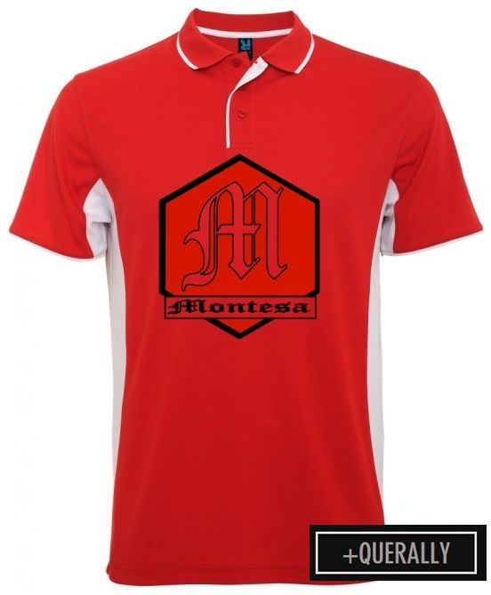 POLO MONTESA ROJO VINTAGE