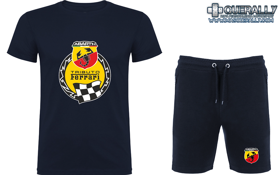 CONJUNTO PANTALÓN + CAMISETA ABARTH TRIBUTE FERRARI