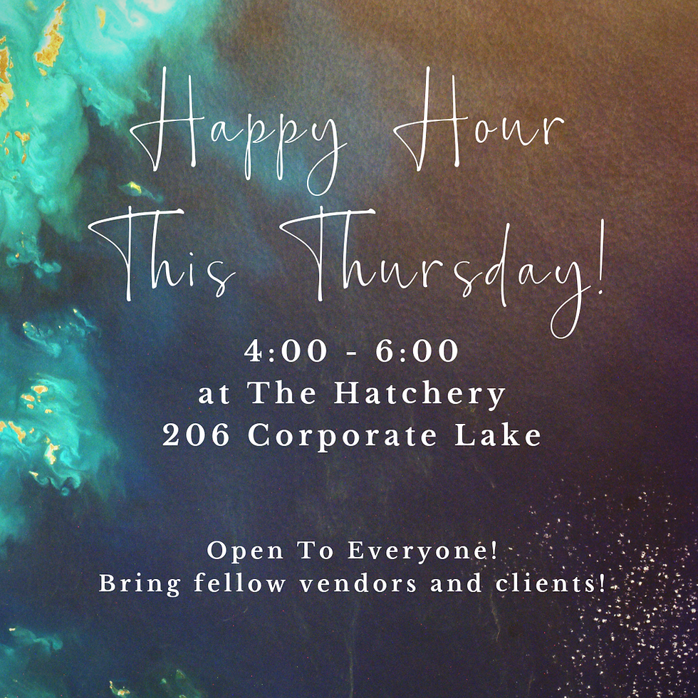 Happy Hour, The Hatchery, Jubilee Planning Studio, Blue Diamond Events, Wedding Vendors, Columbia, MO, Weddings, Planning, Food, Drink