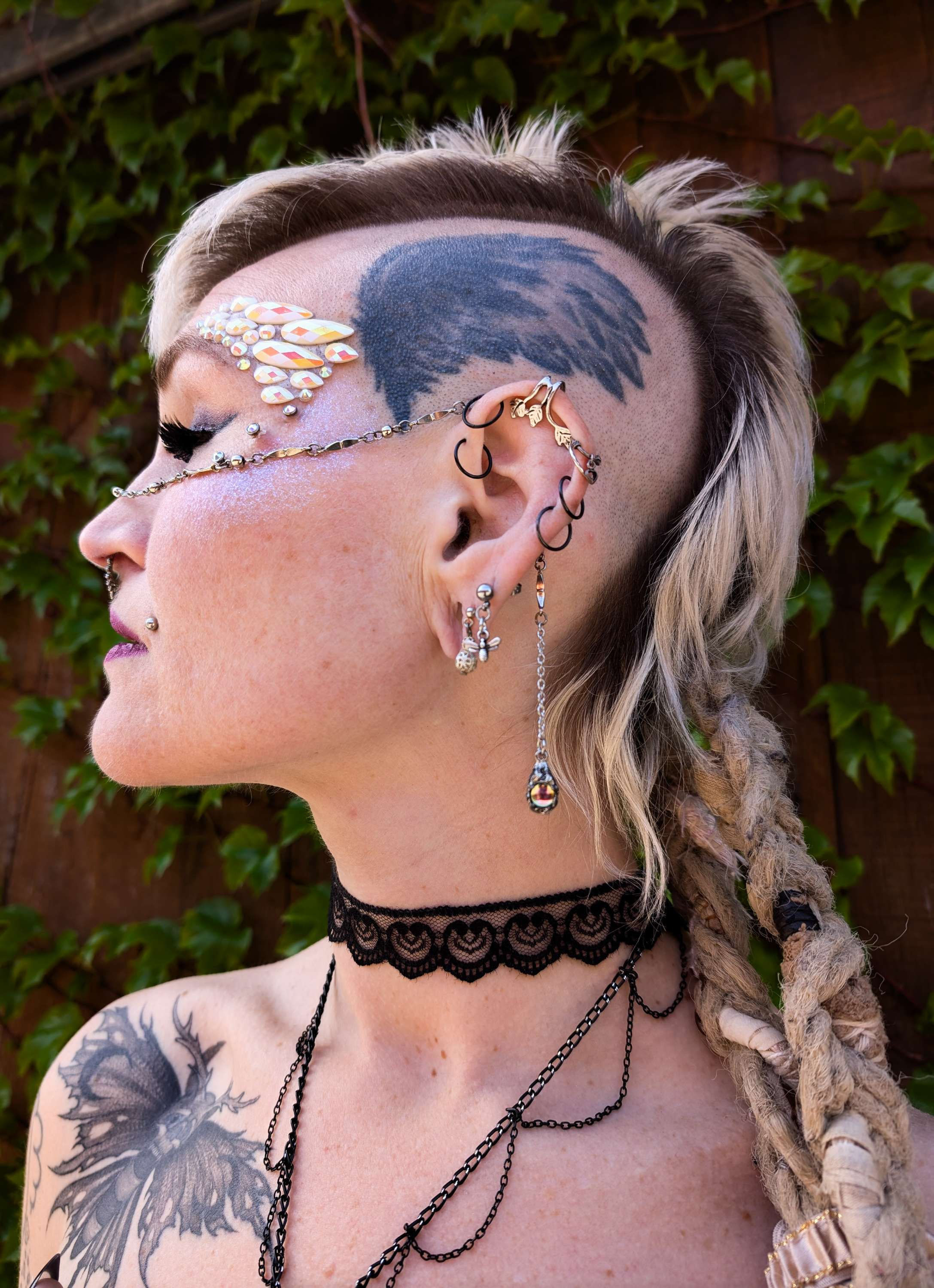 Two Sides To Every Stone Face Chain Unisex 