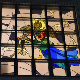 ステンドグラス　⛪️教会 教会建築LOVER 2177】 カトリック藤沢教会 vol.06