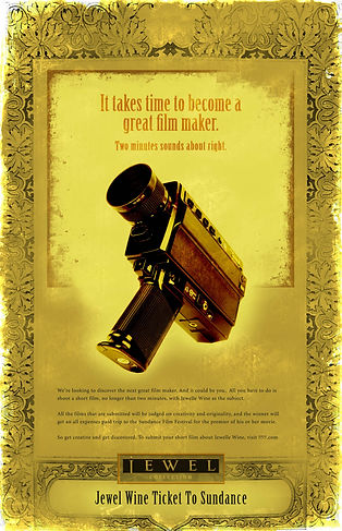 Bennett-Branding: Contest poster Jewel Wine for The Sundance Film Festival 1