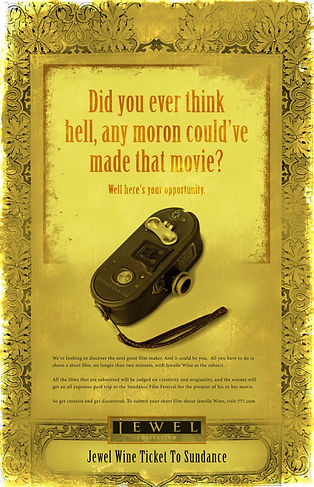 Bennett-Branding: Contest poster Jewel Wine for The Sundance Film Festival 2