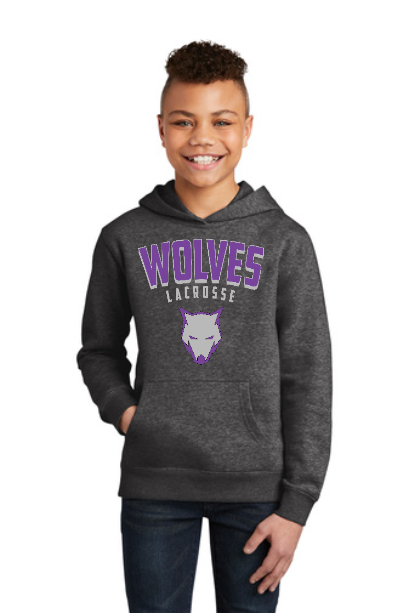 Thumbnail: Youth Wolves  Logo Fleece Hoodie