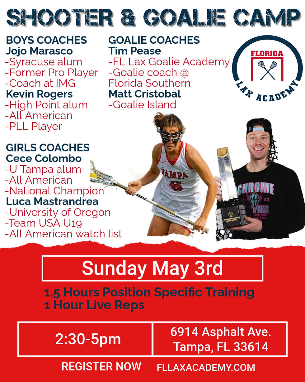 Shooter& Goalie Camp