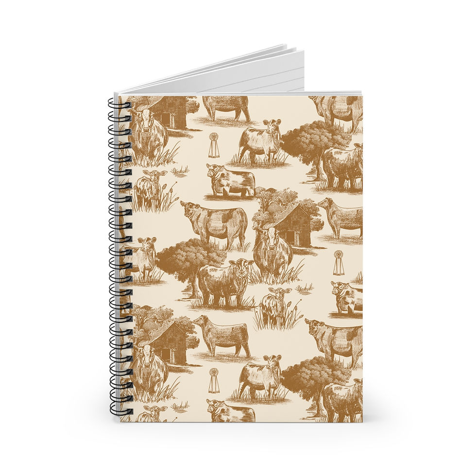 Brown: Spiral Notebook