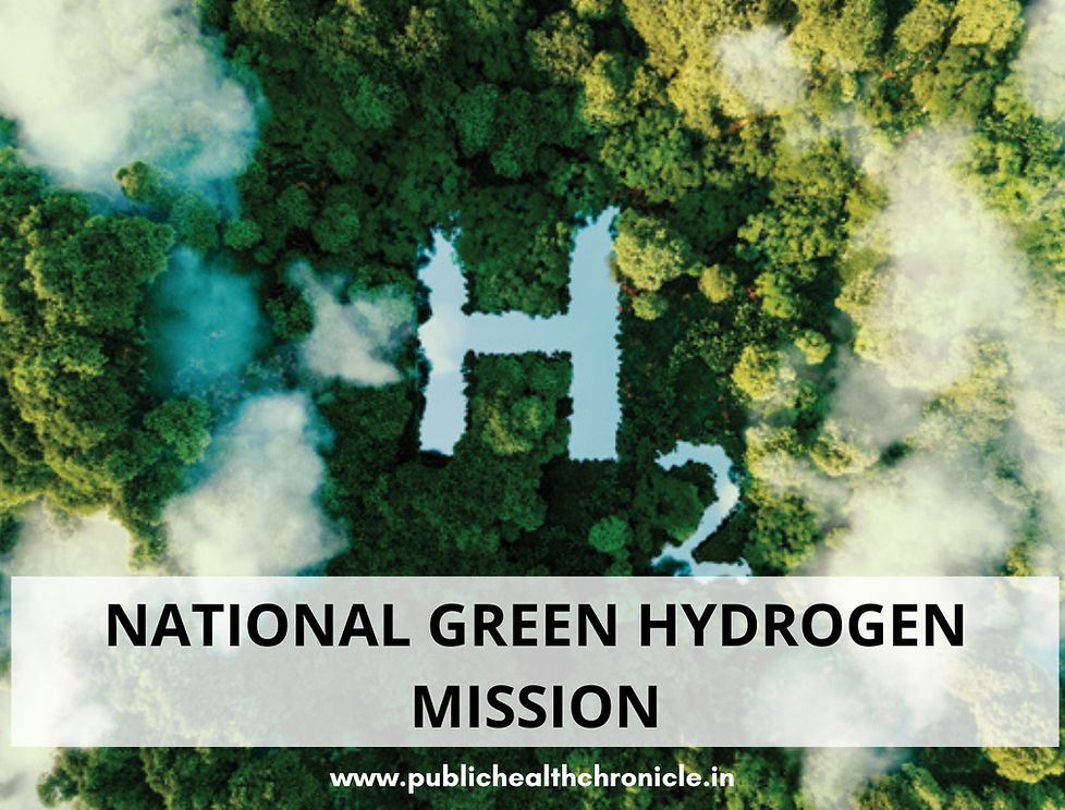 National Green Hydrogen Mission – India’s valiant efforts towards cutting down carbon emissions