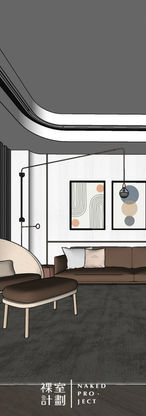 客廳室內設計-Naked Project 裸室計劃-台中室內設計推薦