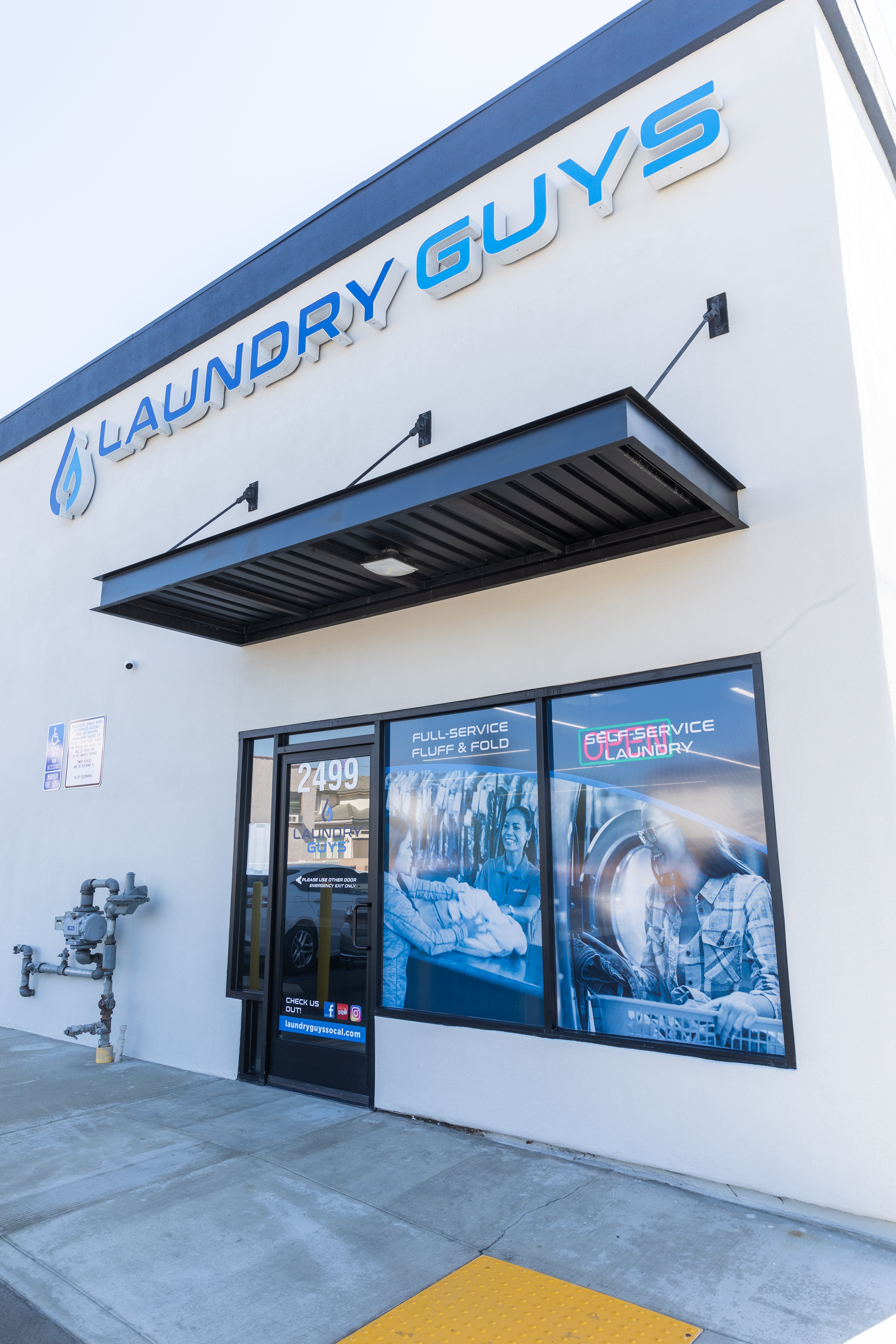 Laundromat interior