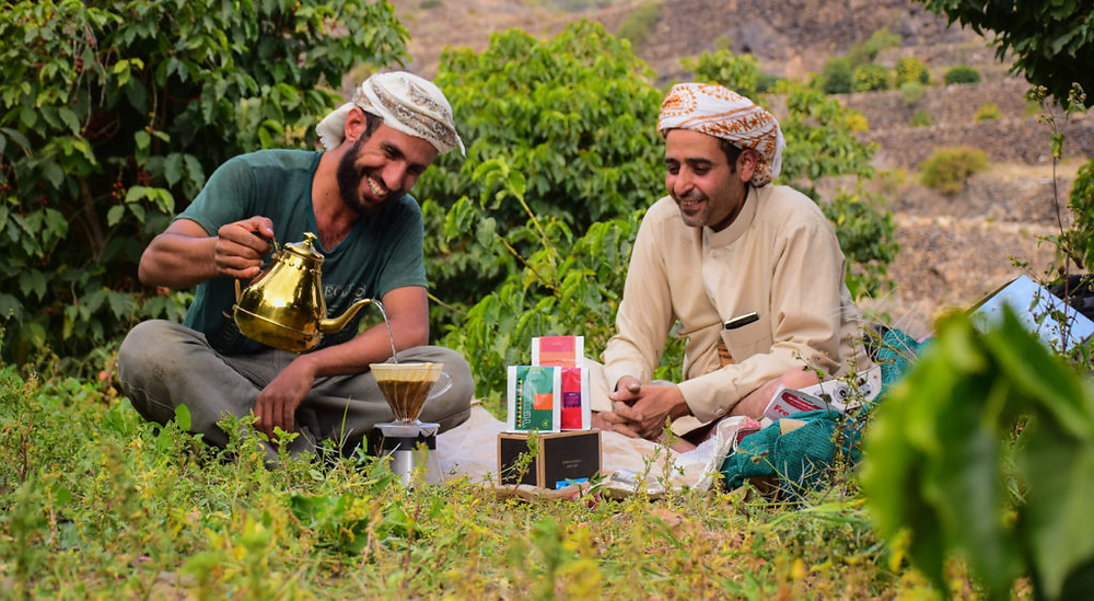 What are the characters of Yemen green coffee beans