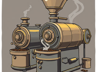 Coffee roasting machines types