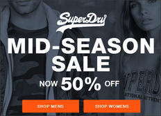 《Superdry 迎接雙11優惠》Mid-Season Sale貨品低至5折(優惠至11月4日)