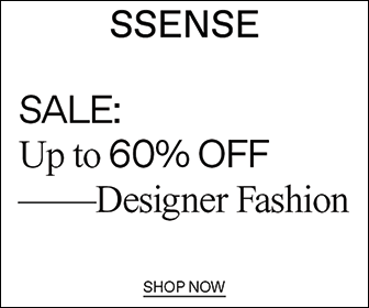 《SSENSE優惠》- 減價貨品低至4折優惠+ 全球免運費 (優惠到18年6月30日)
