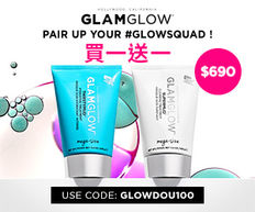 【GLAMGLOW 優惠】- 購買100G大枝裝Supermud面膜可享買一送一 購買Supertoner爽膚液可享買一送一 (優惠到2021年8月23日)