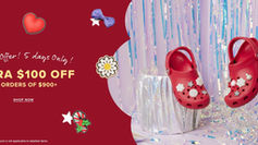 《Crocs 優惠》- 全場滿$900激減$100 (優惠至2023年12月17日)