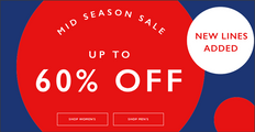 《JACK WILLS Mid Season優惠加碼》- 全場貨品低至4折優惠