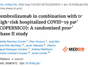 COPERNICO Study Published in International Journal of Infectious Disease