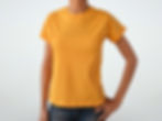 Baby Look Feminina Amarelo Ouro