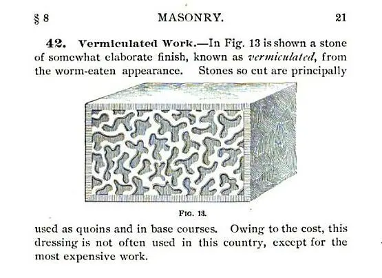 vermiculated quoin