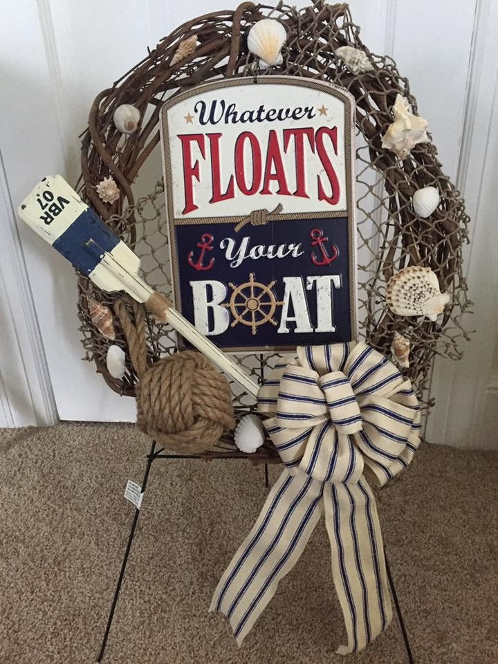 Whatever Floats Your Boat Wreath