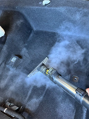 Steam Cleaning interior removes odors and stains