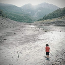 Lago di Vagli in secca