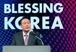 윤석열 후보, 기독교 행사서 “굳건한 안보 태세 확립”