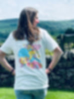 Thumbnail: Bobbi Rae 'Riding the waves of change' off-white T shirt