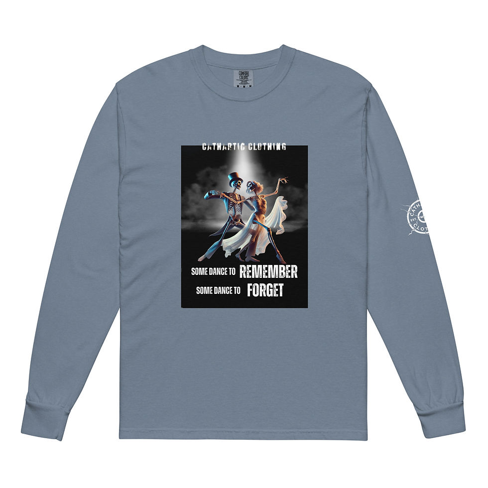 Thumbnail: Some Remember Some Forget Unisex heavyweight long-sleeve shirt